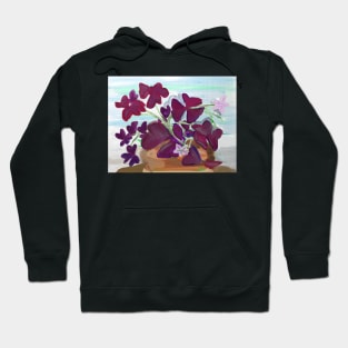 Oxalis or Shamrock Plant Hoodie